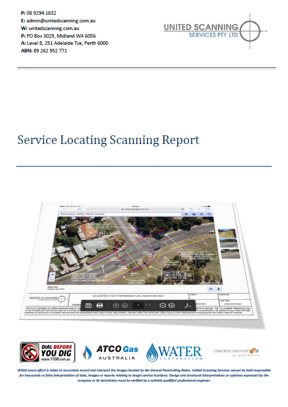 Service Locating Report